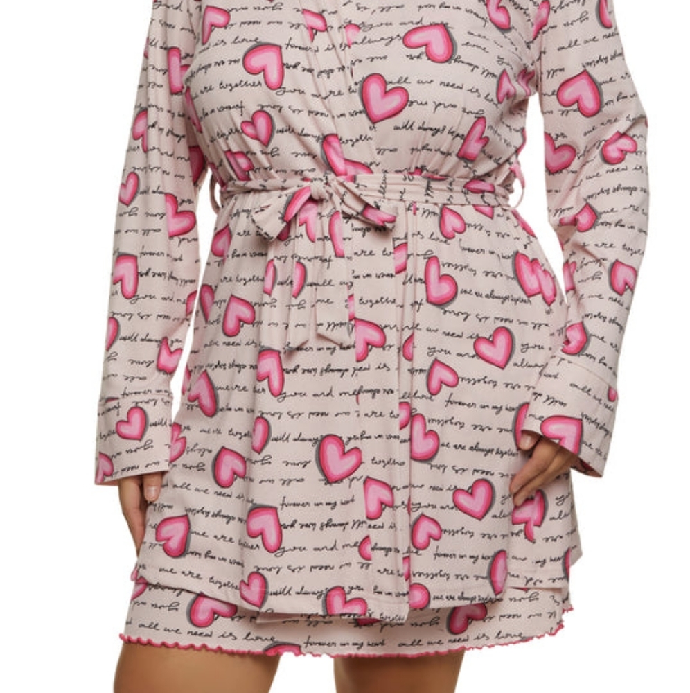 Hearts Robe Set - Picture 2 of 2